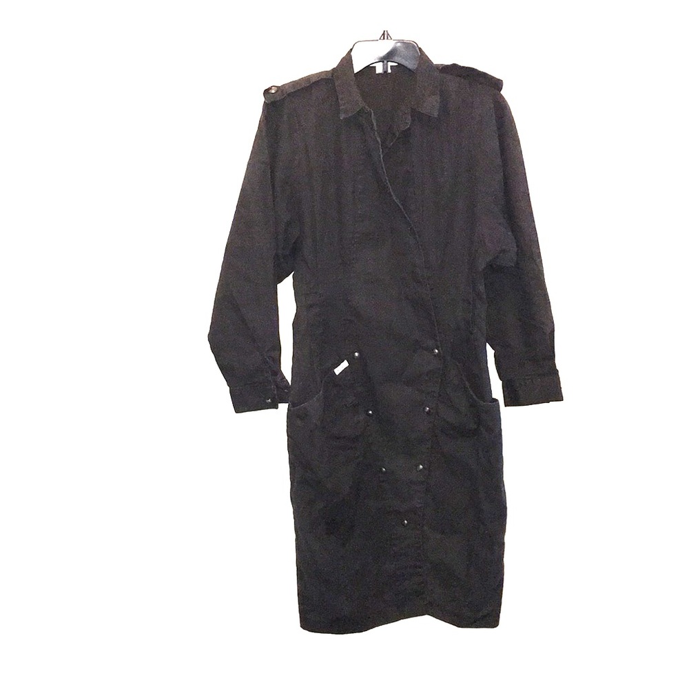 Vintage Black Denim Dress